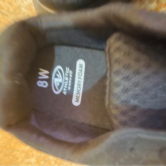 👟Never Worn! Athletic Works Black Mesh Memory Foam Tennis Shoes! - Picture 11 of 11